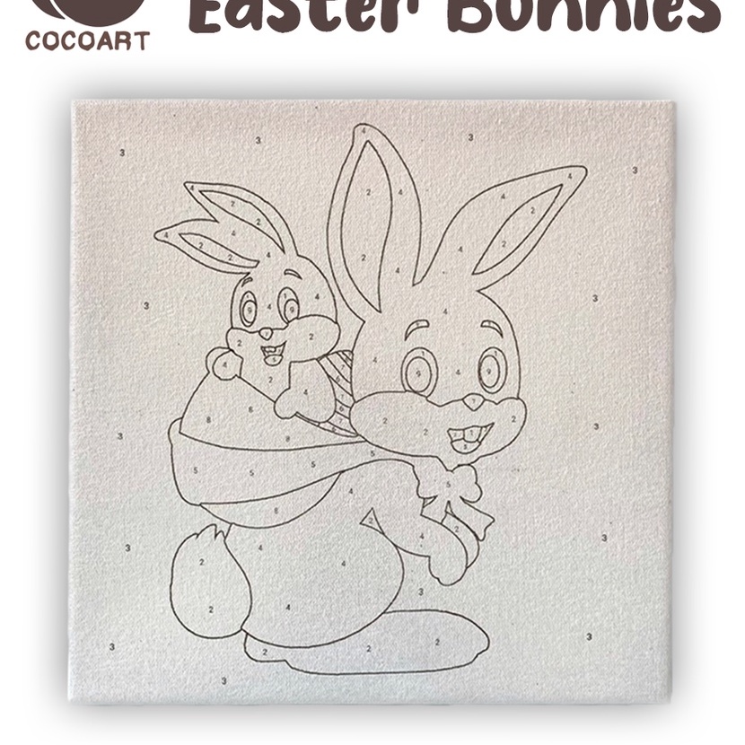 

HJ6 Kanvas Paint by Number Cocoartid l 2 x 2 cm