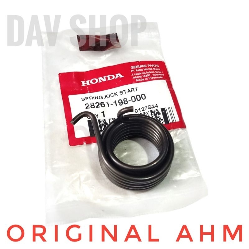 SPRING PER SELAHAN/ENGKOLAN/KICK STATER HONDA WIN / WIN 100 ORIGINAL AHM 28261198000