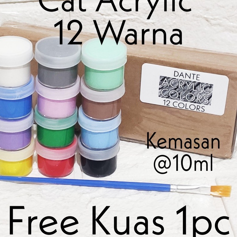 

FG2 Cat Acrylic 12 Warna Dante Set