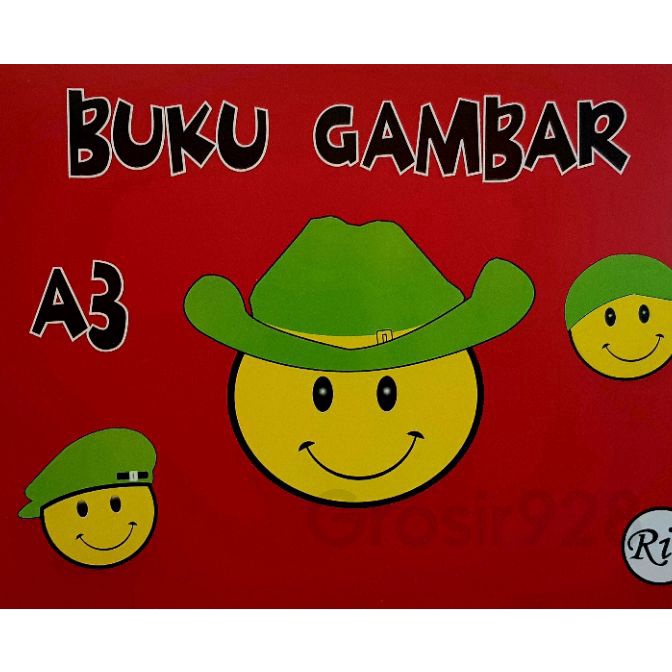 

KF7 Per 1 buku Buku Gambar Drawing Book A3 merk Ria