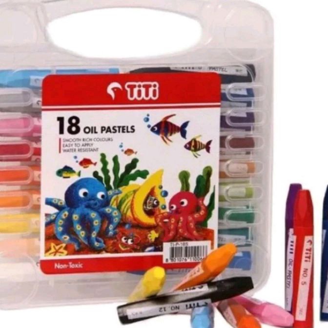 

Bonus CrayonOil pastel TiTi 18 warna 1set