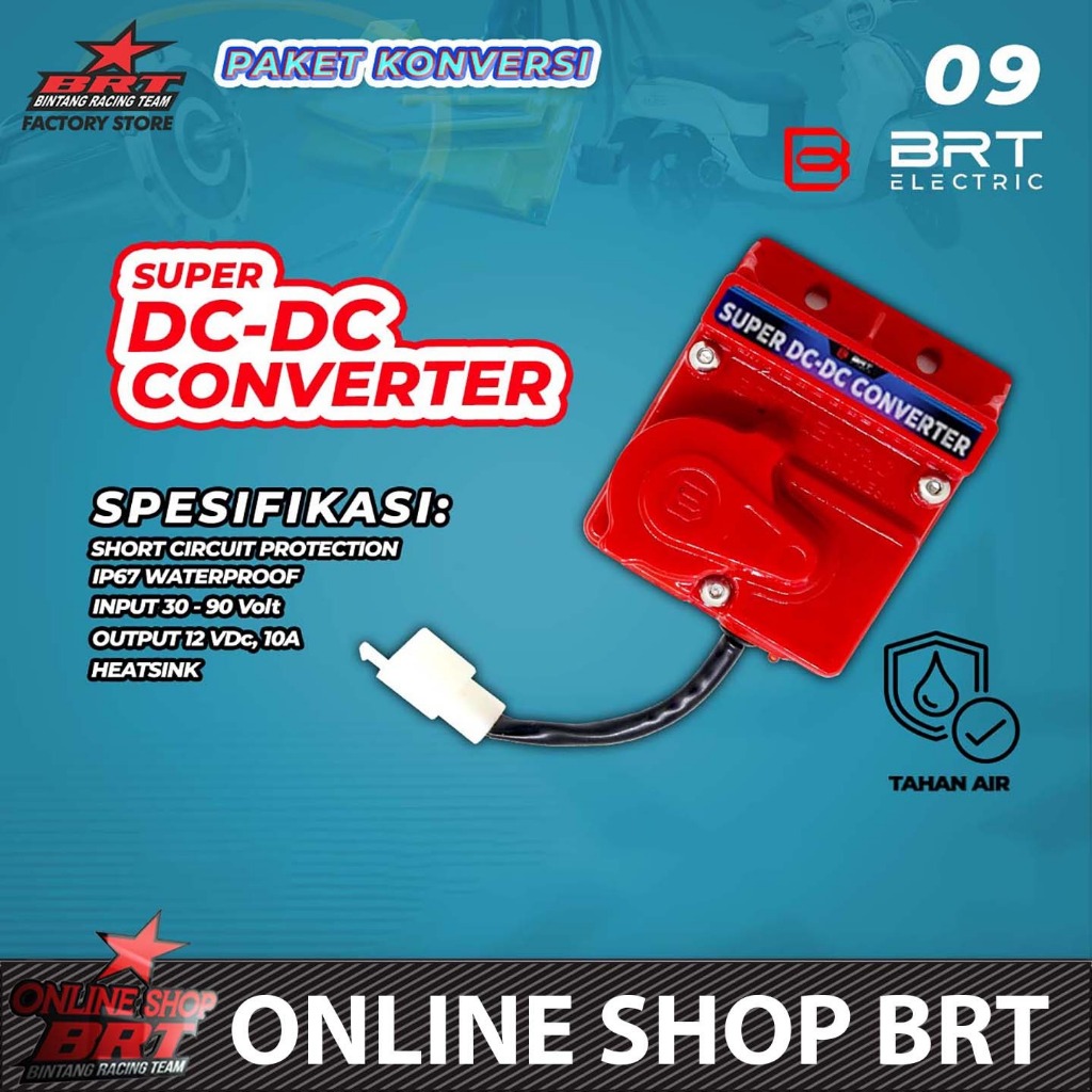 SUPER CONVERTER DC to DC BRT KONVERTER EV KONVERSI MOTOR LISTRIK