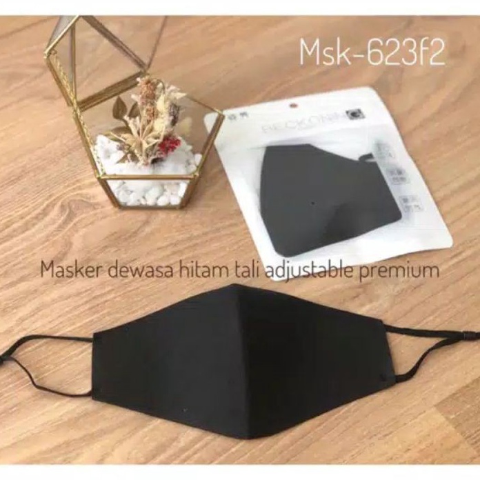 BIG SELLER Masker mulut sponge BECKONING Dewasa New Desain PRESS Adjustable Hitam Korea IDOL KPOP KP