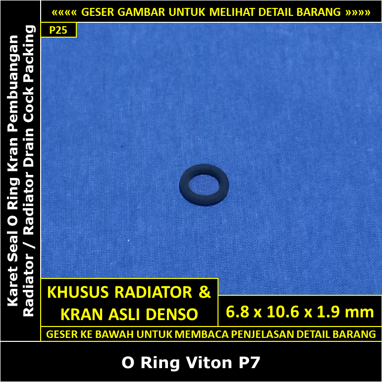 Karet Seal O Ring Kran Radiator Toyota Corolla Twincam GTi 1600 cc EFI Injeksi 4A-GE AE92 1987-1992 
