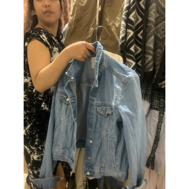 jaket denim zara
