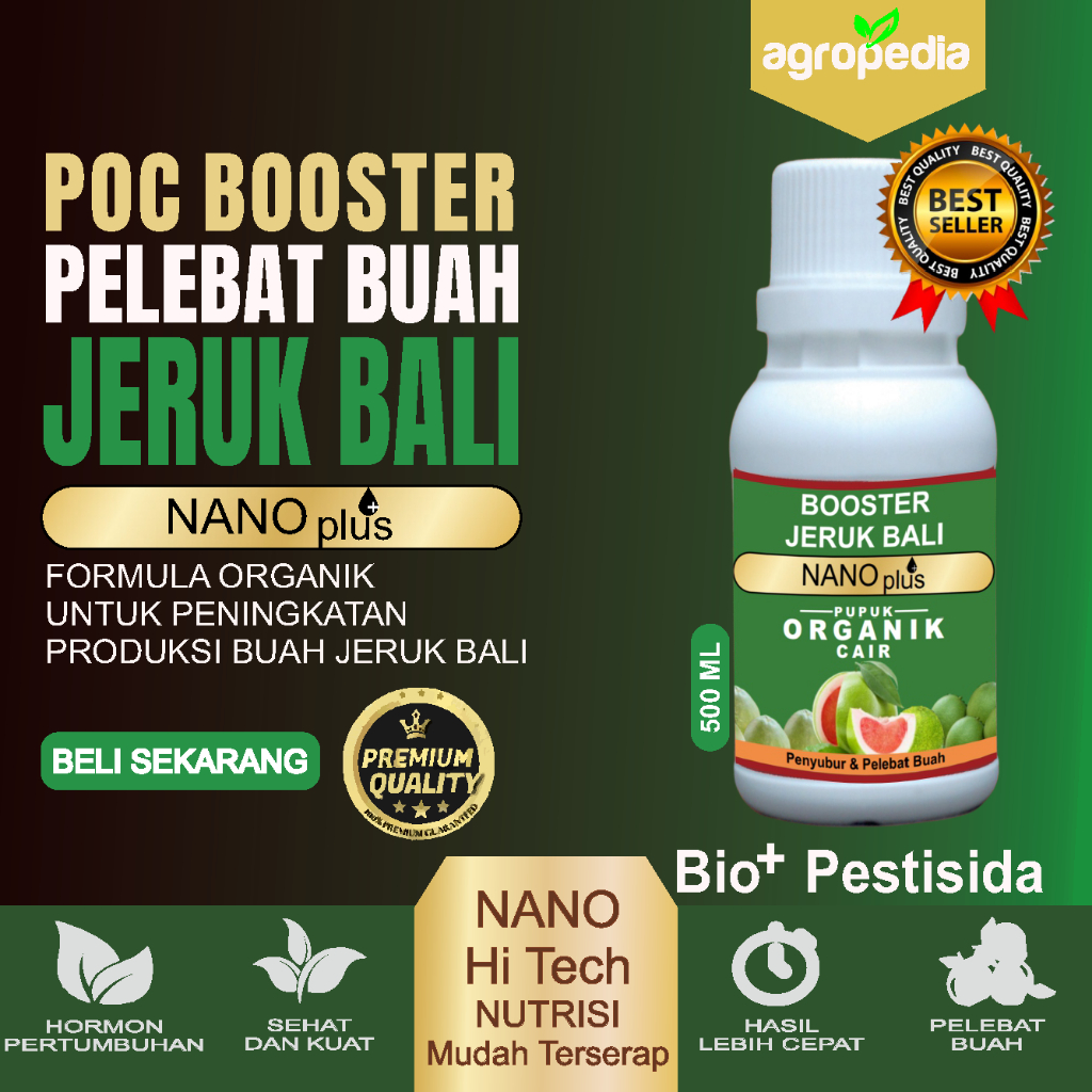NUTRISI BOOSTER Pupuk Jeruk Bali Agar Cepat Berbuah, Super Pelebat Buah Jeruk Bali,  Pupuk Perangsan