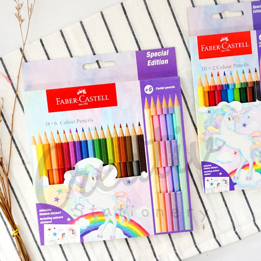

FG2 FABER CASTELL Color Pencil Unicorn Edition Pensil Warna 12 24 Warna