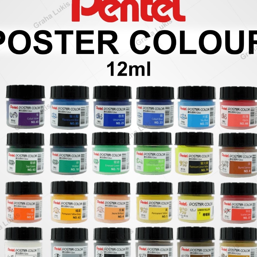 

Boom Pentel Poster Colors 12ml CAT POSTER