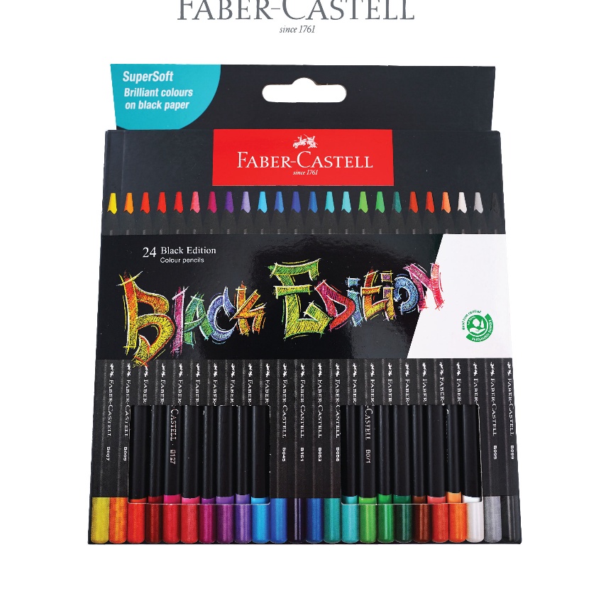 

Wah FaberCastell Pensil Warna Black Edition Colour Pencils Series