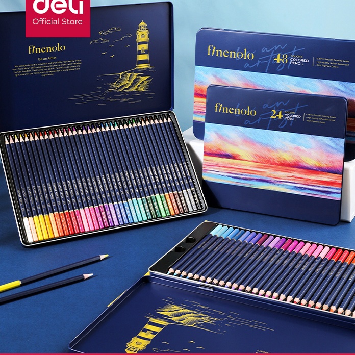 

Sale Deli Colored Pencil Pensil Warna 24 36 48 72 Warna Panjang Teknologi Hybrid EC122