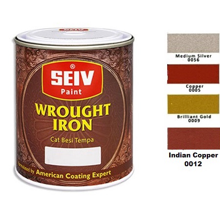 

Limit 1kg SEIV WROUGHT IRON cat besi tempa warna TEMBAGA SIER GOLD