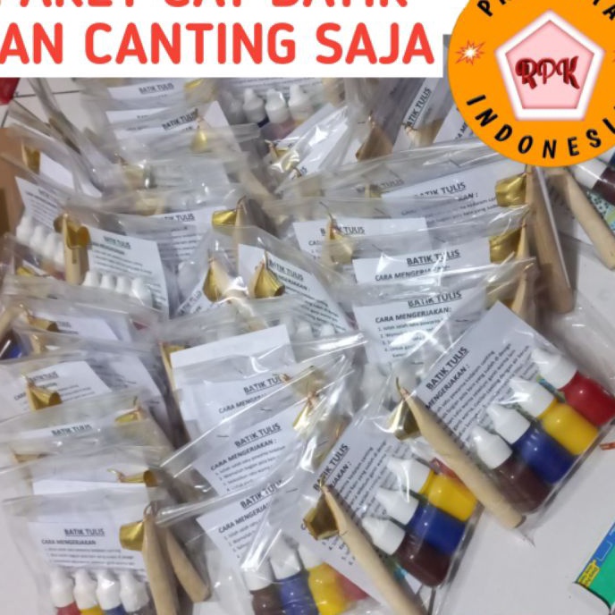 

KI3 cat Lukis batik dan canting saja