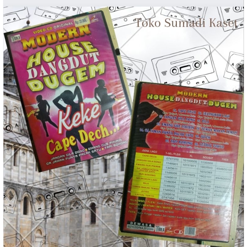 VCD modern house dangdut dugem