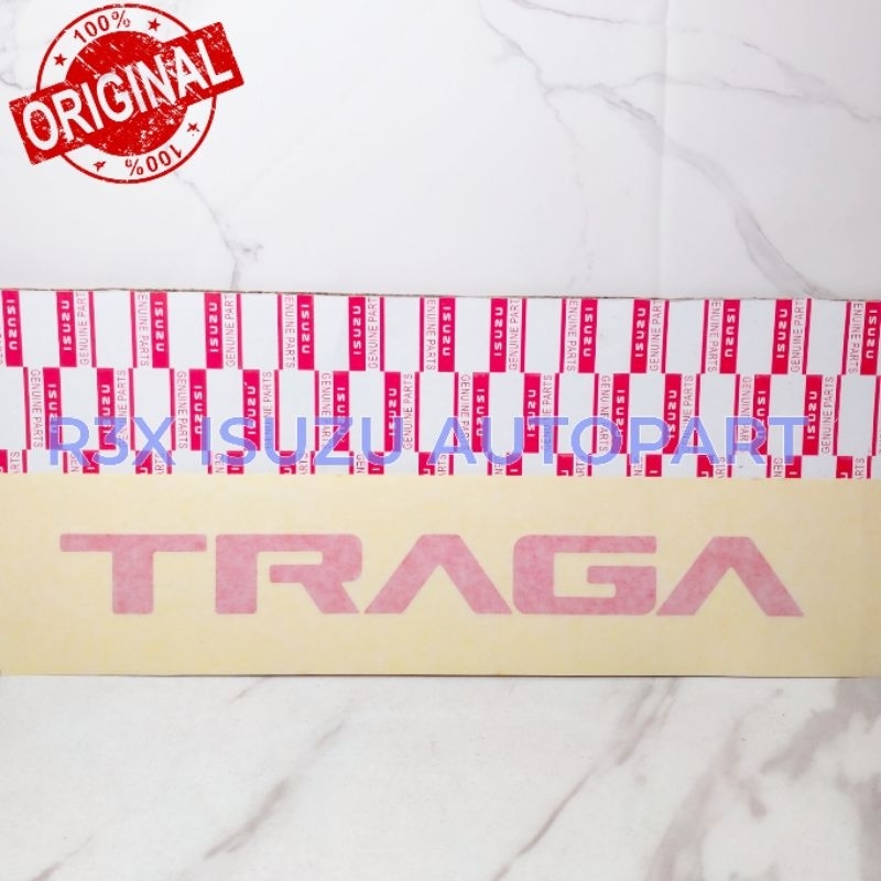 Decal sticker traga kedok tameng bagian depan ORIGINAL ISUZU