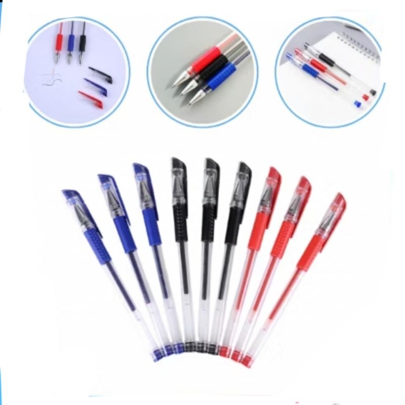 

Pena Gel 0.55mm Standard Pulpen Gel Standard Bolpoin Cair Alat Tulis Sekolah Bolpen Warna Hitam Biru Merah Murah
