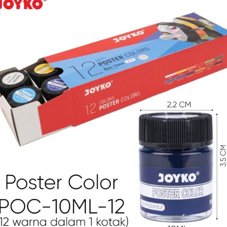 

Sale JOYKO poster color 12CLR x 1ML