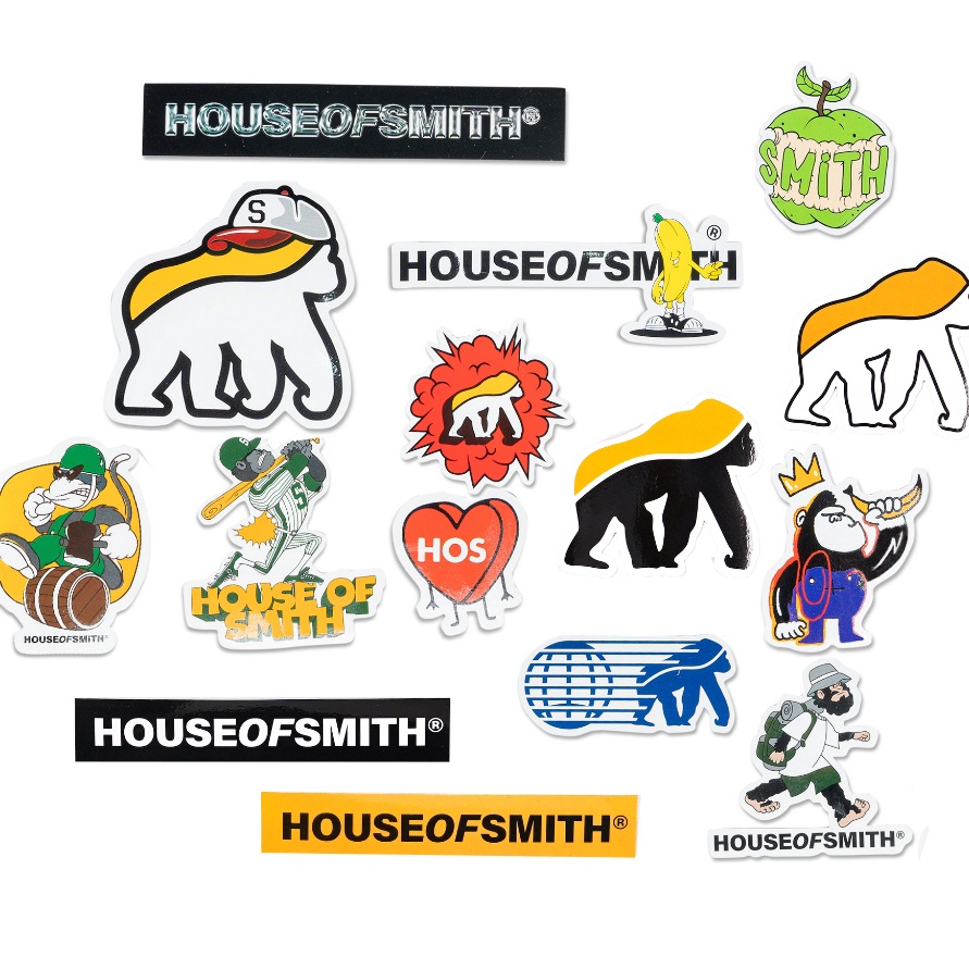 

Terbatas House of Smith Sticker Smith Sticker Pack 2 1 Pack 15 pcs sticker