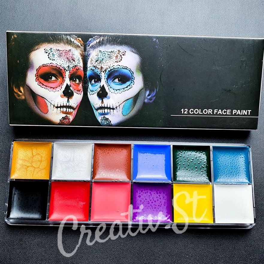 

Langka VTEC Cat Face Painting 12 Warna 1912 Cat Muka Cat Wajah