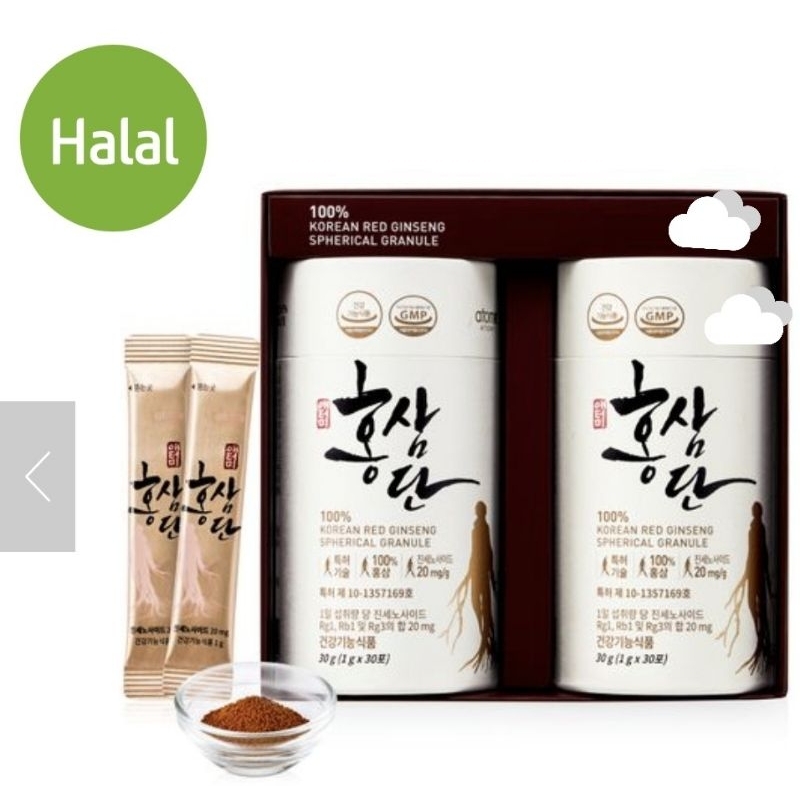 

korea red ginseng 1 tabung isi 30 sachets @1 gram