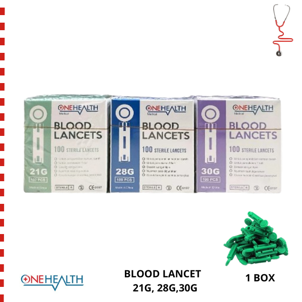 Onehealth Jarum Bekam Blood Lancet  Alat Cek Ambil Darah Bekam Easytouch