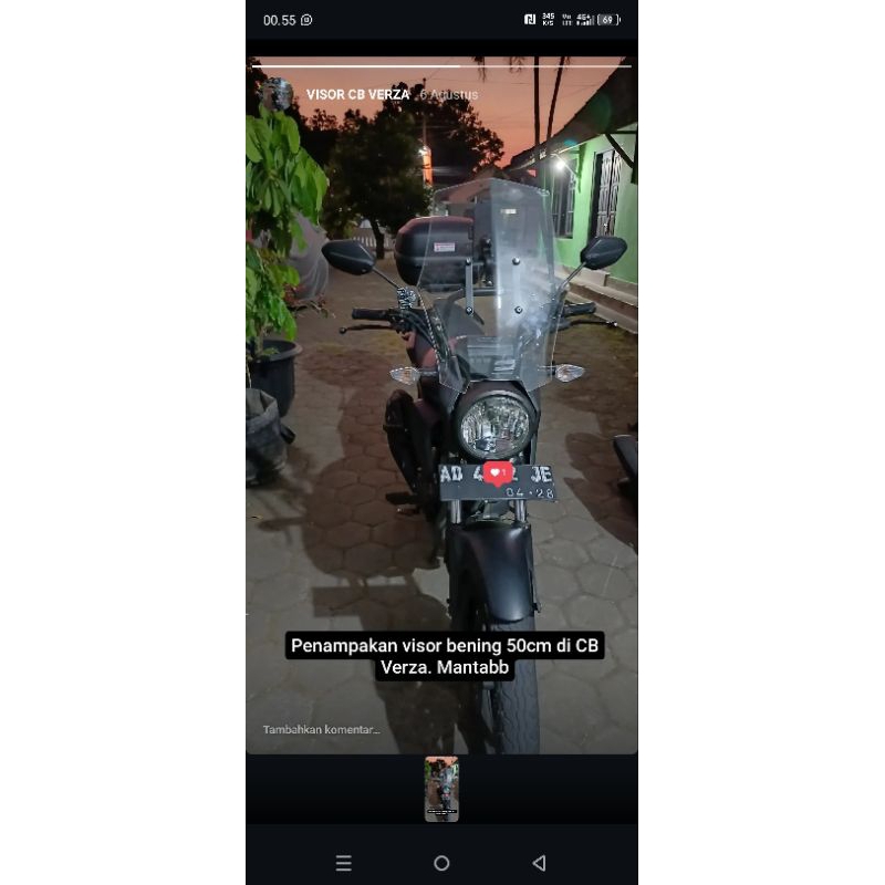 visor cb verza