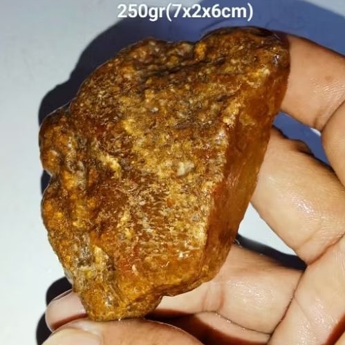 batu akik mani gajah madu kristal (704)