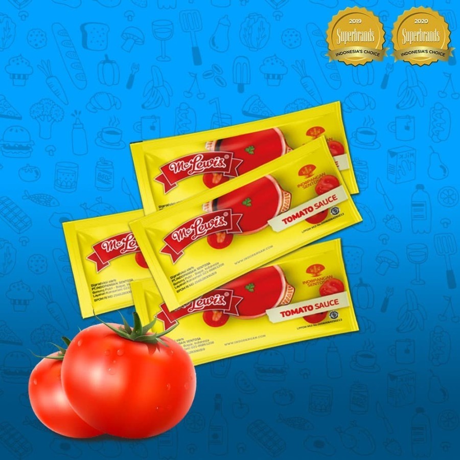 

Mc Lewis Tomato Sauce Sachet - 25x9g