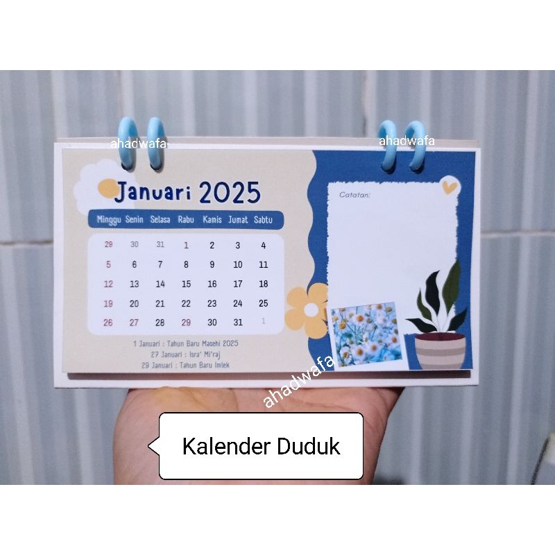 

Kalender Duduk Mini