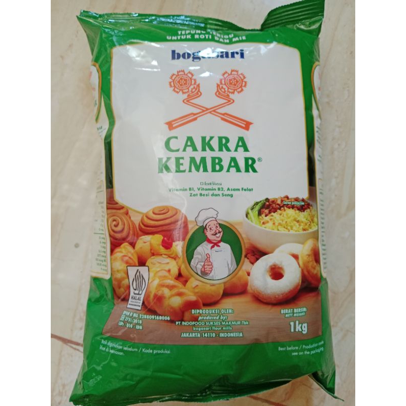 

TEPUNG TERIGU CAKRA KEMBAR 1 KG