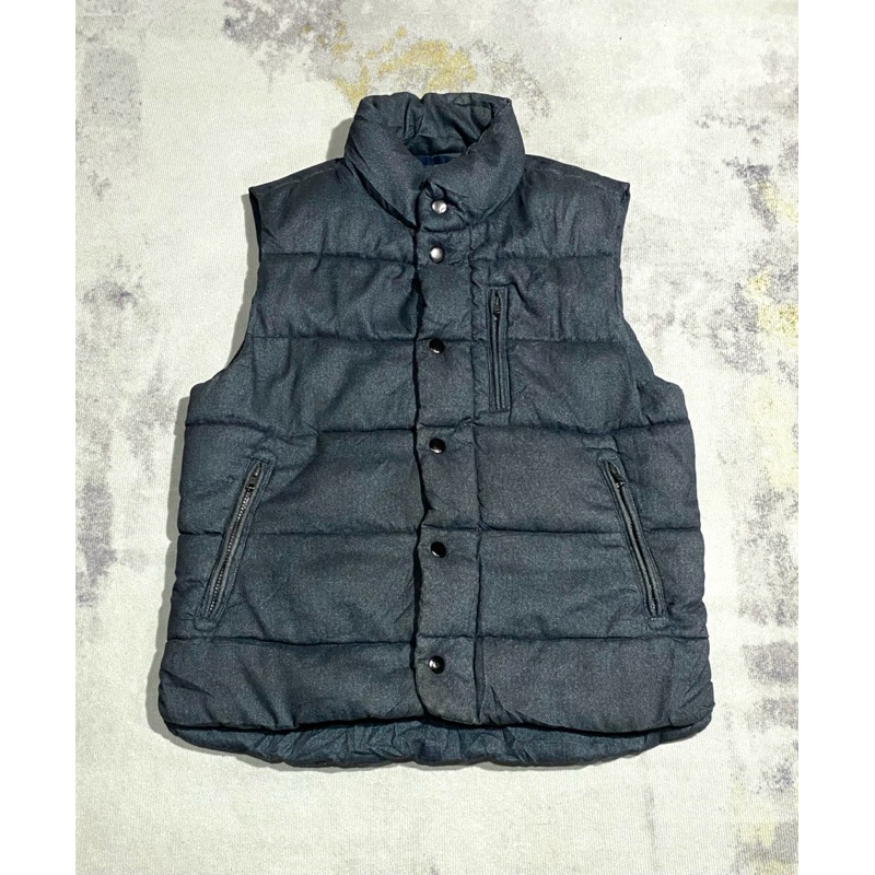 SPAO VEST GREY DENIME MULTY POCKET