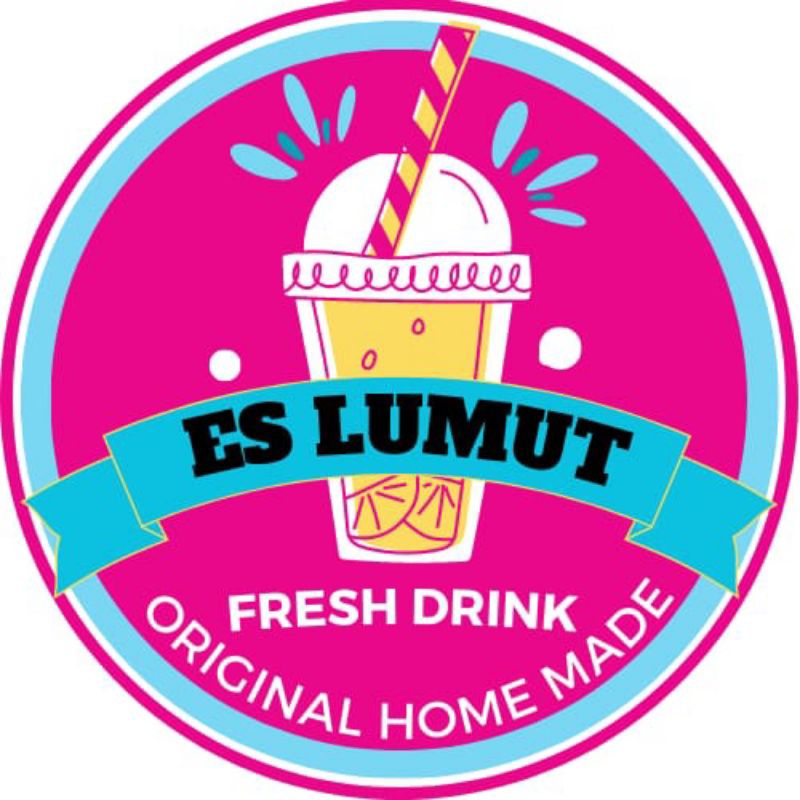 

(MINIMAL ORDER 100 PCS) STICKER ES LUMUT STICKER MINUMAN STICKER ES CUSTOM