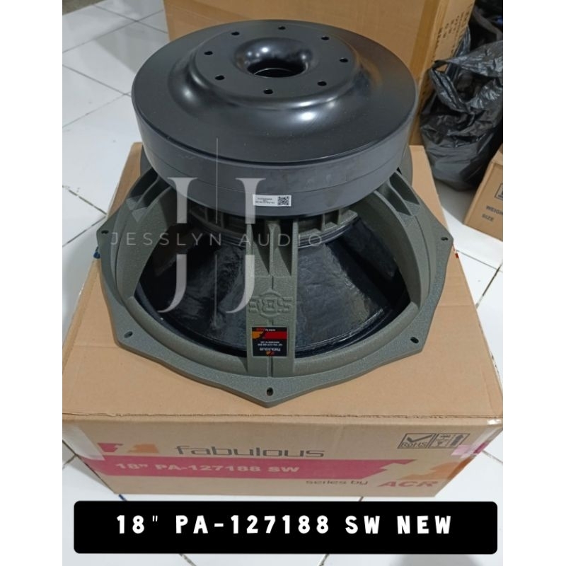 Speaker ACR Fabulous 18 inch PA 127188 SW new original double magnet double damper voice coil 5 inch