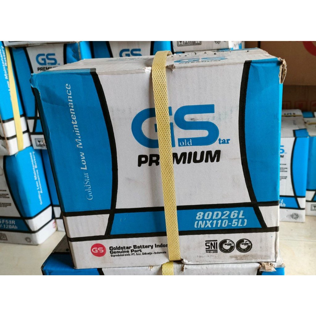 AKI MOBIL GS GOLD STAR NX 110-5L ACCU BASAH