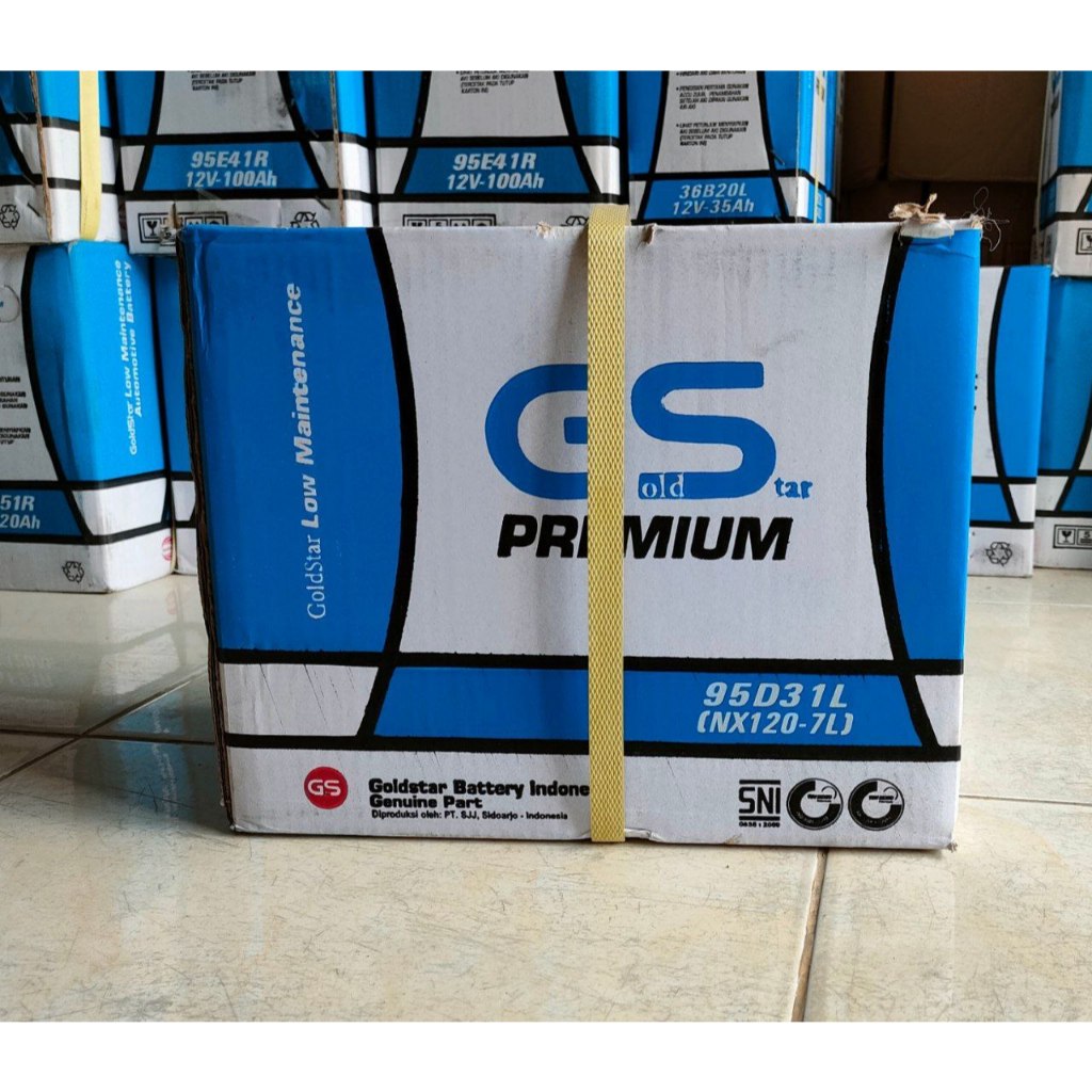 GS GOLD STAR  NX120-7L - 95D31L (100 Ampere) - Aki Mobil