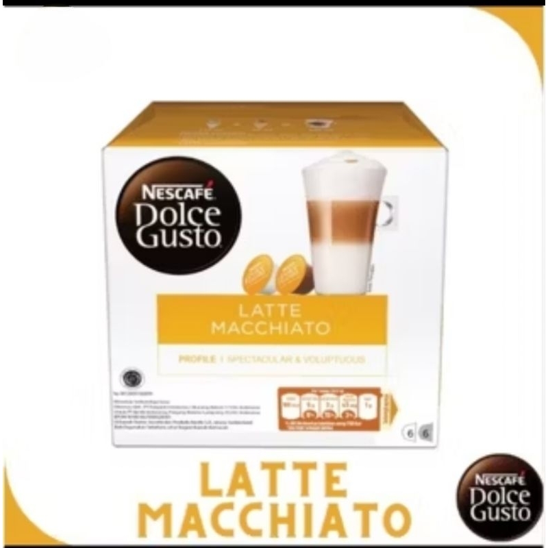 

Nescafe Dolce Gusto Capsule Coffee NDG LATTE MACCHIATO