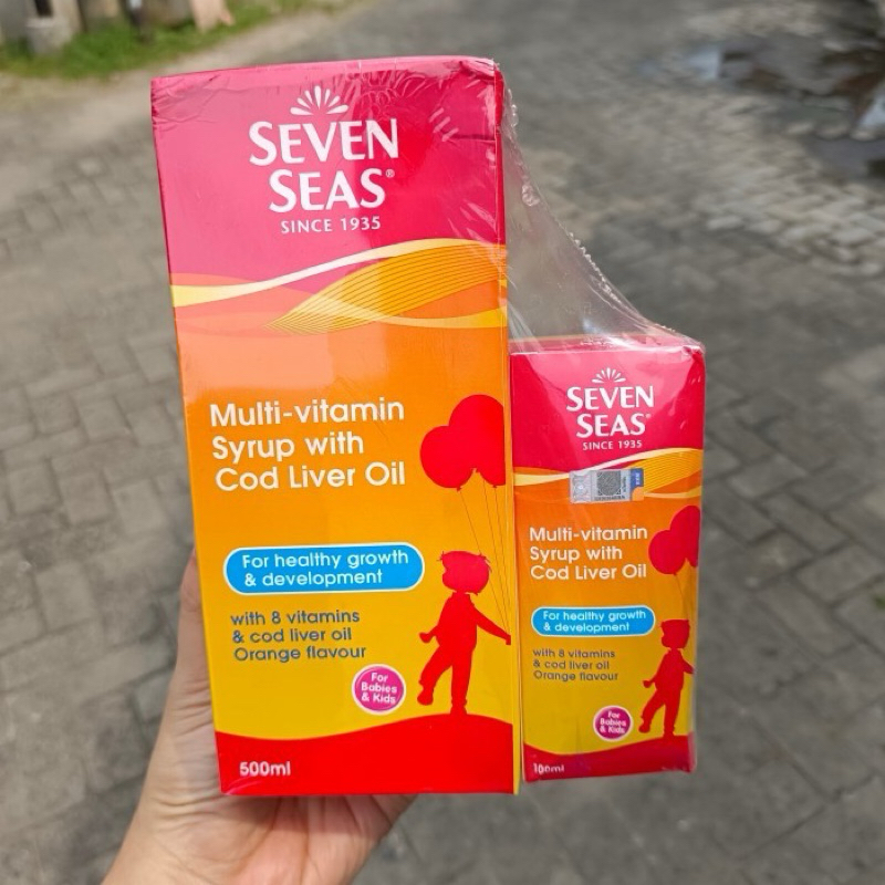 SEVEN SEAS MULTIVITAMIN SYRUP WITH COD LIVER OIL ORIGINAL MALAYSIA