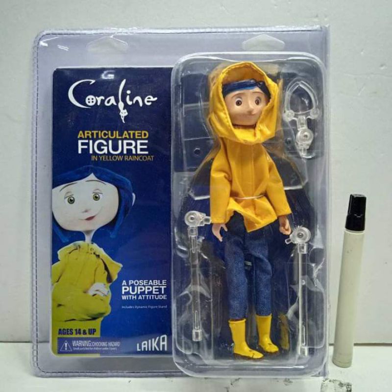 mainan action figurecoraline articulated series neca a possable puppettinggi sekitar 7 inch

CWBetpH