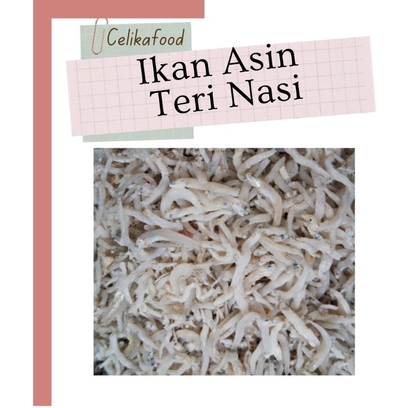 

Ikan Asin Teri Nasi 100gr Makanan Nusantara