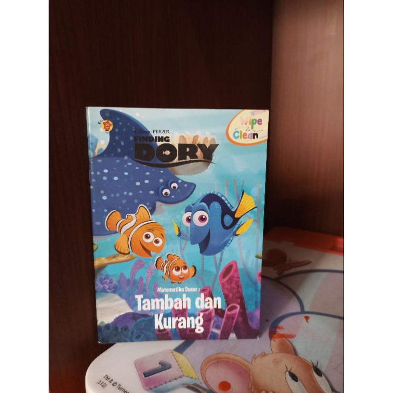 (PRELOVED) BUKU DORY TAMBAH KURANG WIPE CLEAN