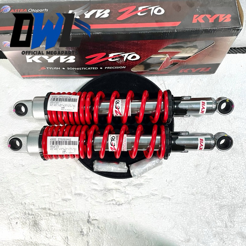 [Original & Termurah] Shock KYB Zeto motor honda supra x supra x 125 , shockbreaker kayaba ZT 5050 -
