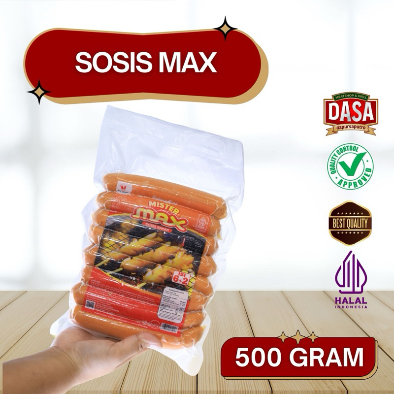 

Sosis Sapi Max Premium 500gr halal