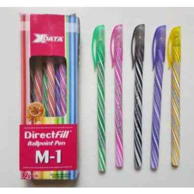

Bolpen pulpen x data ulir warna X Data 12 pcs