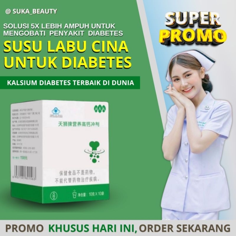 

OBAT CHINA DIABETES - SUSU LABU CHINA - Susu Labu Diabetes TIENS SHUTANG CALSIUM POWDER - Susu Untuk Mengobati Diabetes