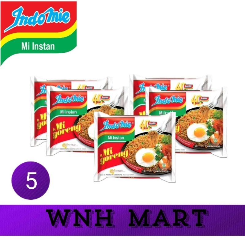 

5 Bungkus Indomie Goreng 85 gr