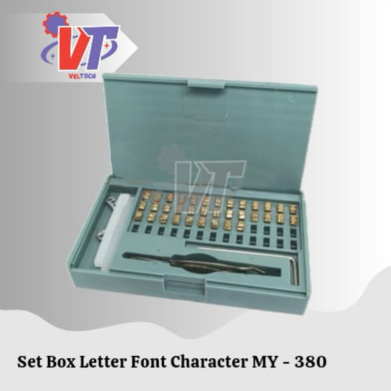 

MY-380 // Coding Set Box Letters Font Character Stamp // Angka Huruf Batch Number