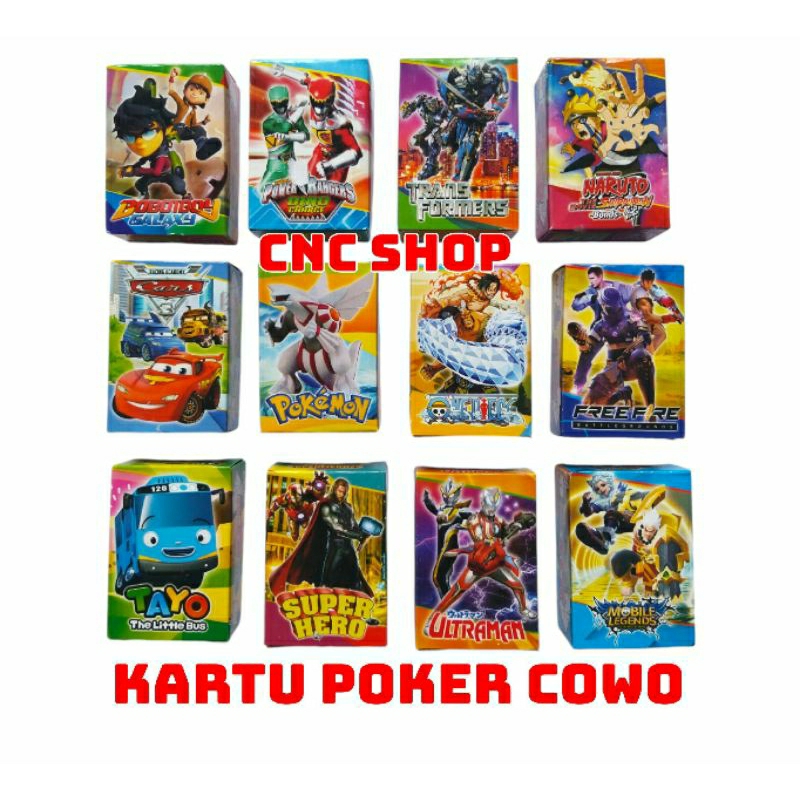 Kartu Remi / Poker Mini Karakter Ultraman Princess dkk Kartu Cangkulan Forty One Mainan Anak Murah