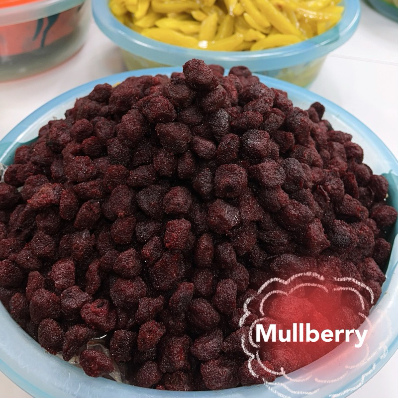 

manisan buah bulu bulu /mulberry 500 gram