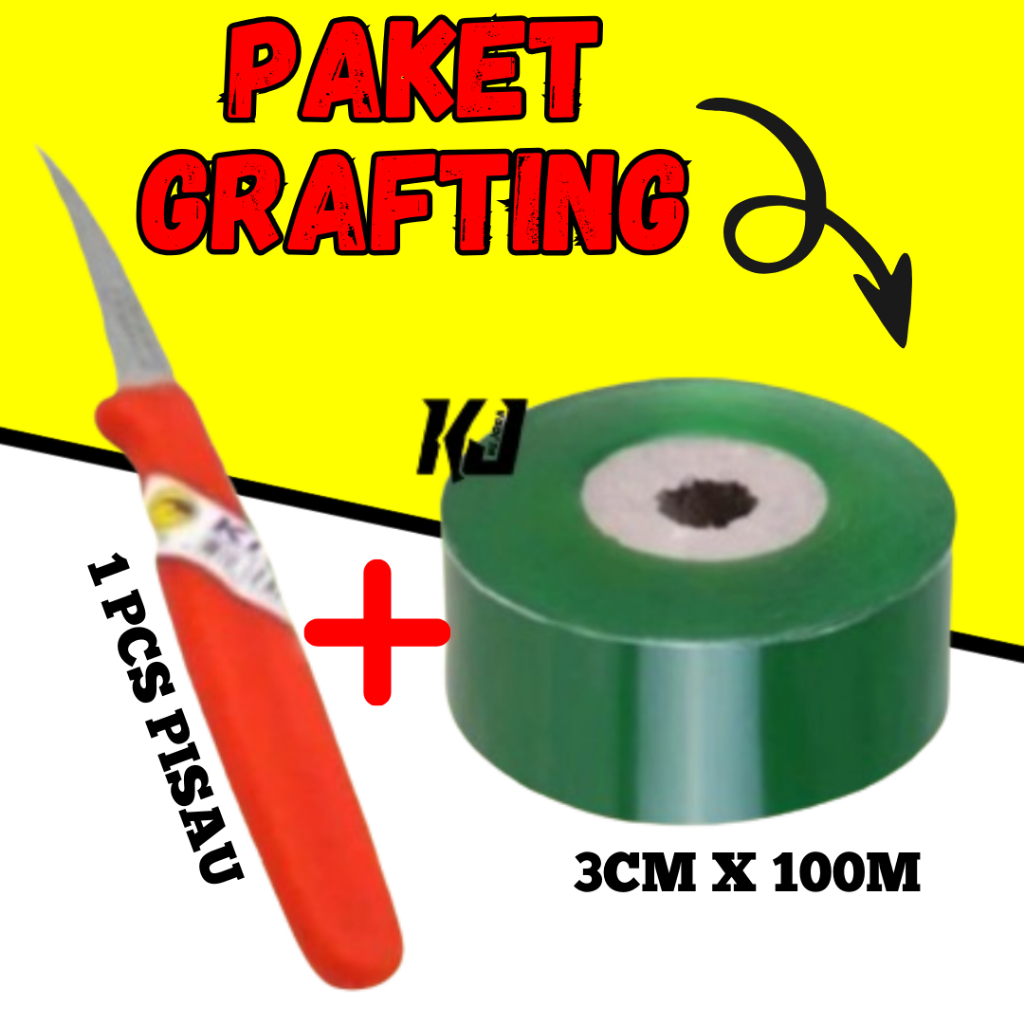 Paket Grafting Plastik Okulasi Pisau cangkok grafting okulasi