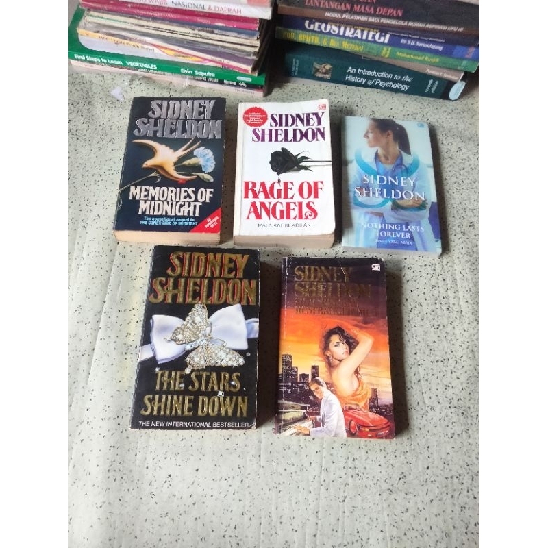 Buku Varian Novel Karya Sidney S. & Danielle Steel: MEMORIES OF MIDNIGHT, RAGE OF ANGELS, NOTHING LA