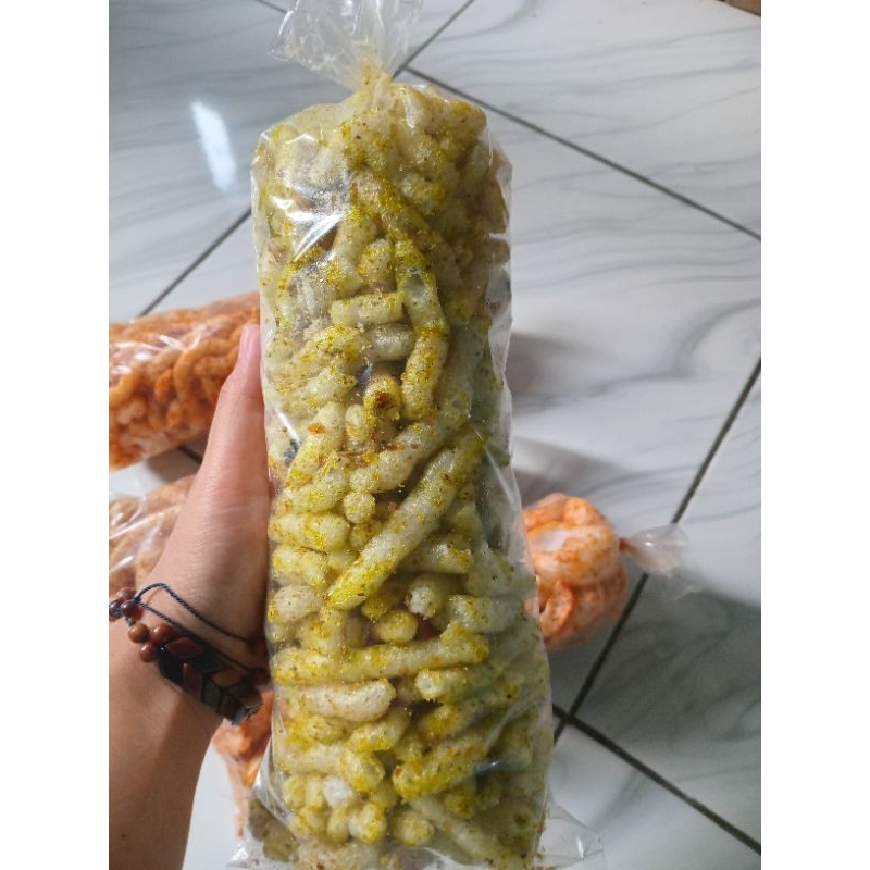 

kerupuk gurilem bumbu bawang non pedas